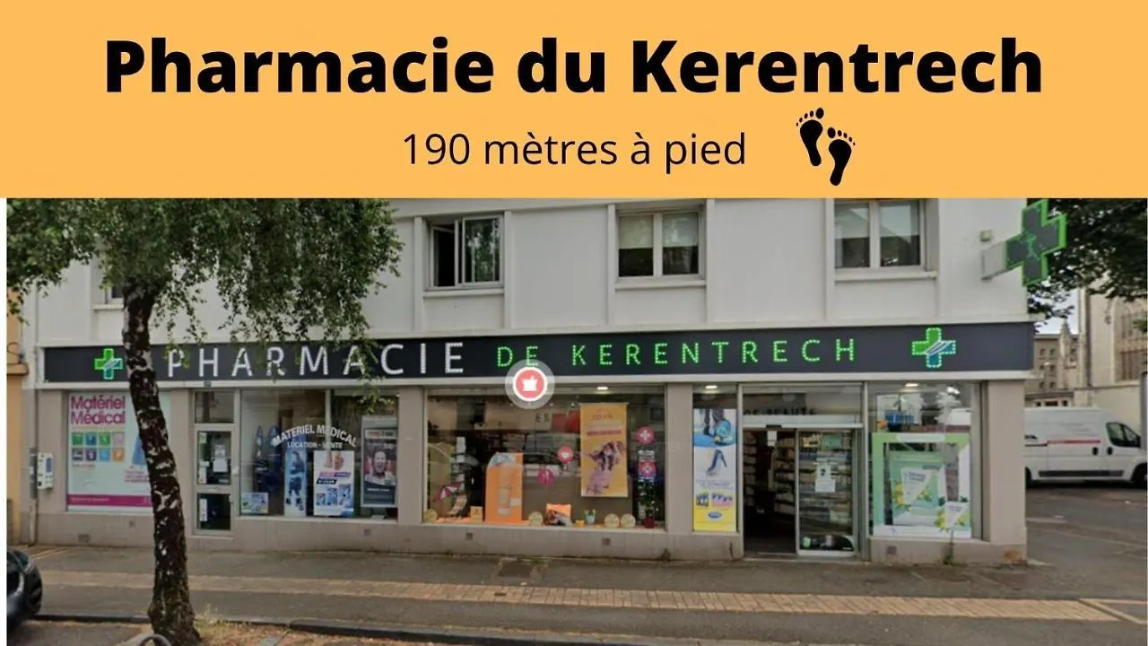 Apartment Lorient - L'Escapade - Lit Queen Size - Proche Centre Et Gare - Internet Haut Debit Fibre