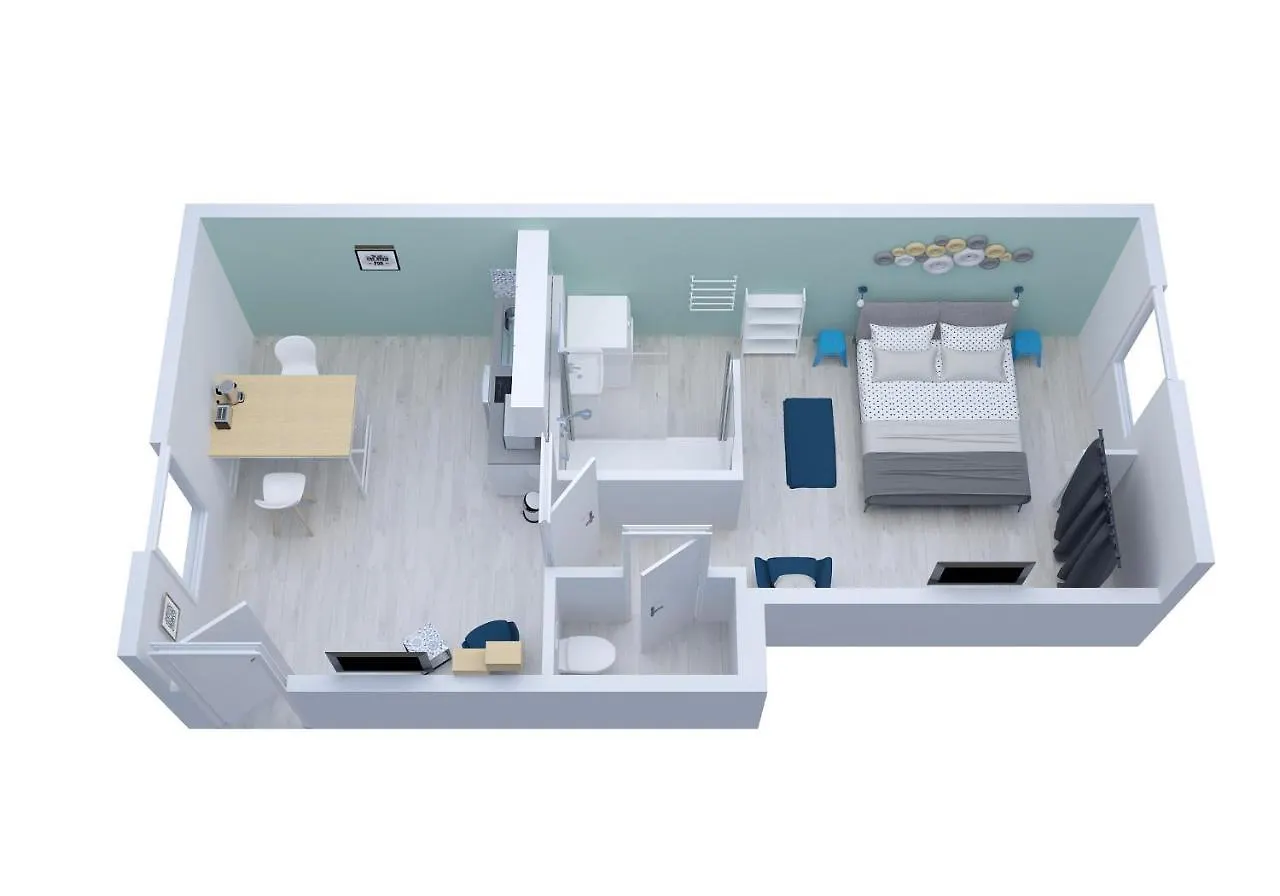 Apartment Lorient - L'Escapade - Lit Queen Size - Proche Centre Et Gare - Internet Haut Debit Fibre